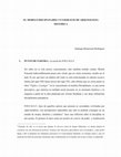 Research paper thumbnail of EL MODELO DISCIPLINARIO; UN EJERCICIO DE ARQUEOLOGÍA HISTORICA