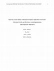 Research paper thumbnail of Improving Teacher Quality: Professional Development Implications from Teacher Professional Growth and Effectiveness System Implementation in Rural Kentucky High Schools