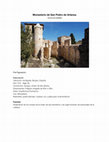 Research paper thumbnail of Monasterio de San Pedro de Arlanza