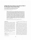 Research paper thumbnail of Untilted Slot Array Antenna at the Narrow Wall of the Waveguide Using Double-Ridge