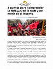 Research paper thumbnail of Puntos para comprender la HUELGA en la UAM y no morir en el intento