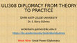 Research paper thumbnail of ULI 308 Diplomacy from Theory to Practice - Week 9 - Great Power Diplomacy