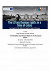 Research paper thumbnail of 3rd international Jean Monnet Summer School “The EU and Human Rights in a Time of Crisis ”  - FOCUS ON “Vulnerability and Human Rights in the European Union” 
22 June – 29 June 2019
Maynooth University