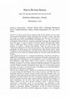 Research paper thumbnail of Recensione, Analecta  Augustiniana, volumen LXXX (2017), numero monongrafico sulla Riforma protestante, in Nuova Rivista Storica, Anno CII, Gennaio-Dicembre 2018, Fascicoli I-III