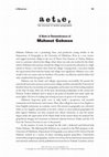 Research paper thumbnail of A Note in Remembrance of Mahmut Gokmen