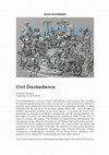 Research paper thumbnail of Civil Disobedience