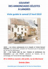 Research paper thumbnail of De l’autre côté du mur : histoire et architecture du monastère des annonciades célestes de Langres (27 avril 2019)