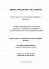 Research paper thumbnail of ESCUELA POLITÉCNICA DEL EJÉRCITO "DISEÑO Y CONSTRUCCIÓN DE UNA MÁQUINA SELLADORA Y CODIFICADORA AUTOMÁTICA DE ALIMENTACIÓN MANUAL PARA LA EMPRESA DAS LEBEN" PROYECTO PREVIO A LA OBTENCIÓN DEL TÍTULO DE INGENIEROS MECÁNICOS PAÚL MARCELO MANZANO SÁNCHEZ