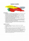 Research paper thumbnail of Kashmir Issue