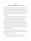 Research paper thumbnail of Environmental Responsibilities to Future Generations