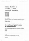 Research paper thumbnail of [2017] « Nouvelles perspectives sur les enfermements », coécrit avec J. Claustre et I. Heullant-Donat, in Crime, histoire & sociétés, n° spécial, 2017/2, p. 287-296.