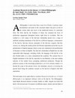 Research paper thumbnail of Academic Research on the Quran: A Critical Bibliography A