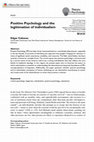 Research paper thumbnail of Positive Psychology and the legitimation of individualism