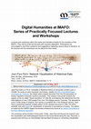 Research paper thumbnail of "Network Visualisation of Historical Data", Invited Speaker, Institute for Medieval Research, Vienna, May 8, 2019