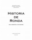 Research paper thumbnail of Antigüedad Tardía y Alta Edad Media en la Serranía de Ronda