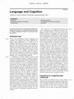 Research paper thumbnail of Language and Cognition