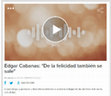 Research paper thumbnail of De la felicidad también se sale