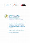 Research paper thumbnail of UCLG Cultural policies and tourism report: Executive summary