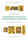 Research paper thumbnail of Riccardo Macchioro, Le redazioni latine della «Passio Tryphonis martyris». Traduzioni e riscritture di una leggenda bizantina