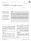 Research paper thumbnail of A simple and low- cost active dual- axis solar tracker