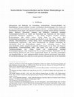 Research paper thumbnail of Strafrechtliche Verantwortlichkeit und der Schutz Minderjähriger im Common Law von Australien