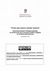 Research paper thumbnail of “Pronto aquí vamos a mandar nosotros”. Autonomía Guaraní Charagua Iyambae, la construcción de un proyecto político indígena en la Bolivia plurinacional (Tesis Doctoral)