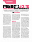 Research paper thumbnail of Everybody's a Critic: Een zoektocht naar een taal voor muziektheater