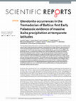 Research paper thumbnail of Glendonite occurrences in the Tremadocian of Baltica: first Early palaeozoic evidence of massive ikaite precipitation at temperate latitudes