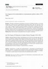 Research paper thumbnail of Los orígenes de la modernidad en el pensamiento político indio (1858- 1909), en Res Publica: Revista de Historia de las Ideas Políticas, vol. 22(1), 2019