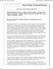 Research paper thumbnail of Rev. Efrossini Spentzou, Readers and Writers in Ovid’s Heroides. Transgressions of Genre and Gender, Oxford 2003 [BMCRev 2004]