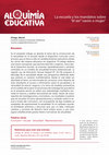 Research paper thumbnail of La escuela y los mandatos sobre “el ser” varón o mujer