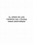 Research paper thumbnail of EL AMOR EN LOS TIEMPOS DEL CÓLERA