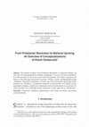 Research paper thumbnail of From Proletarian Revolution to National Uprising. An Overview of Conceptualizations of Polish Solidarność