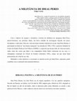 Research paper thumbnail of A Militância de Ideal Peres (2008)