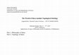 Research paper thumbnail of The World of Ideas modulo Topological Ontology Part 1. Philosophy of Ideas Part 2. Topology of Ideas