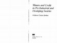 Research paper thumbnail of William C. Jordan, *Women and Credit in Pre-Industrial and Developing Societies* (Philadelphia: University of Pennsylvania Press, 1993)