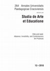 Research paper thumbnail of Studia de Arte et Educatione, vol. XIII