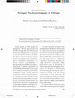 Research paper thumbnail of RESENHA: Pratiques Psychosociologiques et Politique