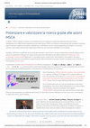 Research paper thumbnail of Potenziare e valorizzare la ricerca grazie alle azioni MSCA