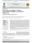 Research paper thumbnail of Performing arts buildings in Taiyuan: Cultural history buildings in a second-tier Chinese city