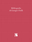 Research paper thumbnail of Bibliografia di Giorgio Orelli