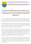 Research paper thumbnail of Le schede di valutazione del personale