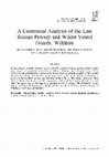 Research paper thumbnail of A Contextual Analysis of the Late Roman Pewsey and Wilcot Vessel Hoards, Wiltshire