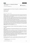 Research paper thumbnail of Los juegos ardientes de la ficción: Foucault y la redefinición de lo que significa pensar