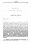 Research paper thumbnail of Analiza ramowania (Framing analysis)