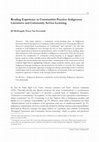 Research paper thumbnail of Reading Experience as Communitist Practice: Indigenous Literatures and Community Service-Learning