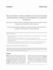 Research paper thumbnail of Discursos sobre la violencia obstétrica en la prensa de países latinoamericanos: cambios y continuidades en el campo de la atención