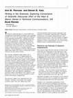 Research paper thumbnail of A Review of _Writing in the Sciences: Exploring Conventions of Scientific Discourse_, by Jolynne Berrett