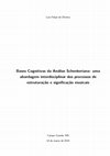 Research paper thumbnail of Bases Cognitivas da Análise Schenkeriana: uma abordagem interdisciplinar dos processos de estruturação e significação musicais