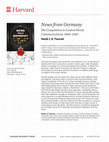 Research paper thumbnail of News from Germany: The Competition to Control World Communications (Harvard University Press)